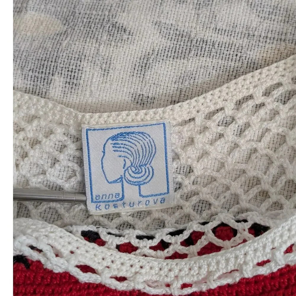 Anna Kosturova Crochet Zipper Lips Pocket Tank Top - Picture 7 of 14